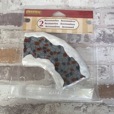 Lemax (2013) 2-PC Stone Road - Curved General Products #34663 Landscaping Path