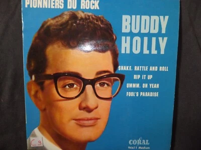 VINYL 45 TOURS BUDDY HOLLY / SHAKE RATTLE AND ROLL / 94 611 / - Photo 1/2