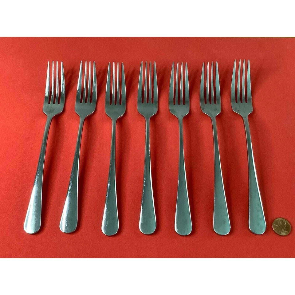 Набор из 7 зеркальных обеденных вилок Cambridge - Изображение 3 из 4