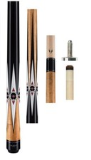 New Valhalla VA481 Brown Euro Stain Cue - 13mm Shaft - FREE 2 Piece Gift Set