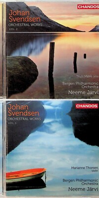 JOHAN SVENDSEN- Works Vol.1 & 2 Cello Concerto etc Truls Mork/Jarvi 2-CD NEW** 