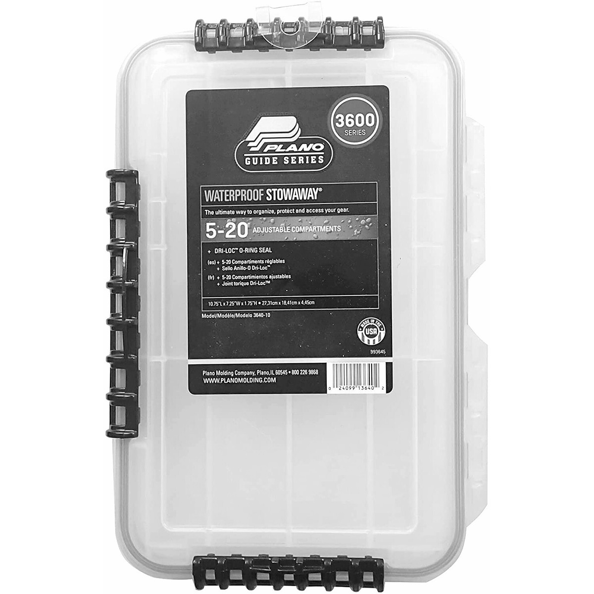 Toy Academy Plano Box Plano Ready Set Fish 70-Piece Starter Tackle