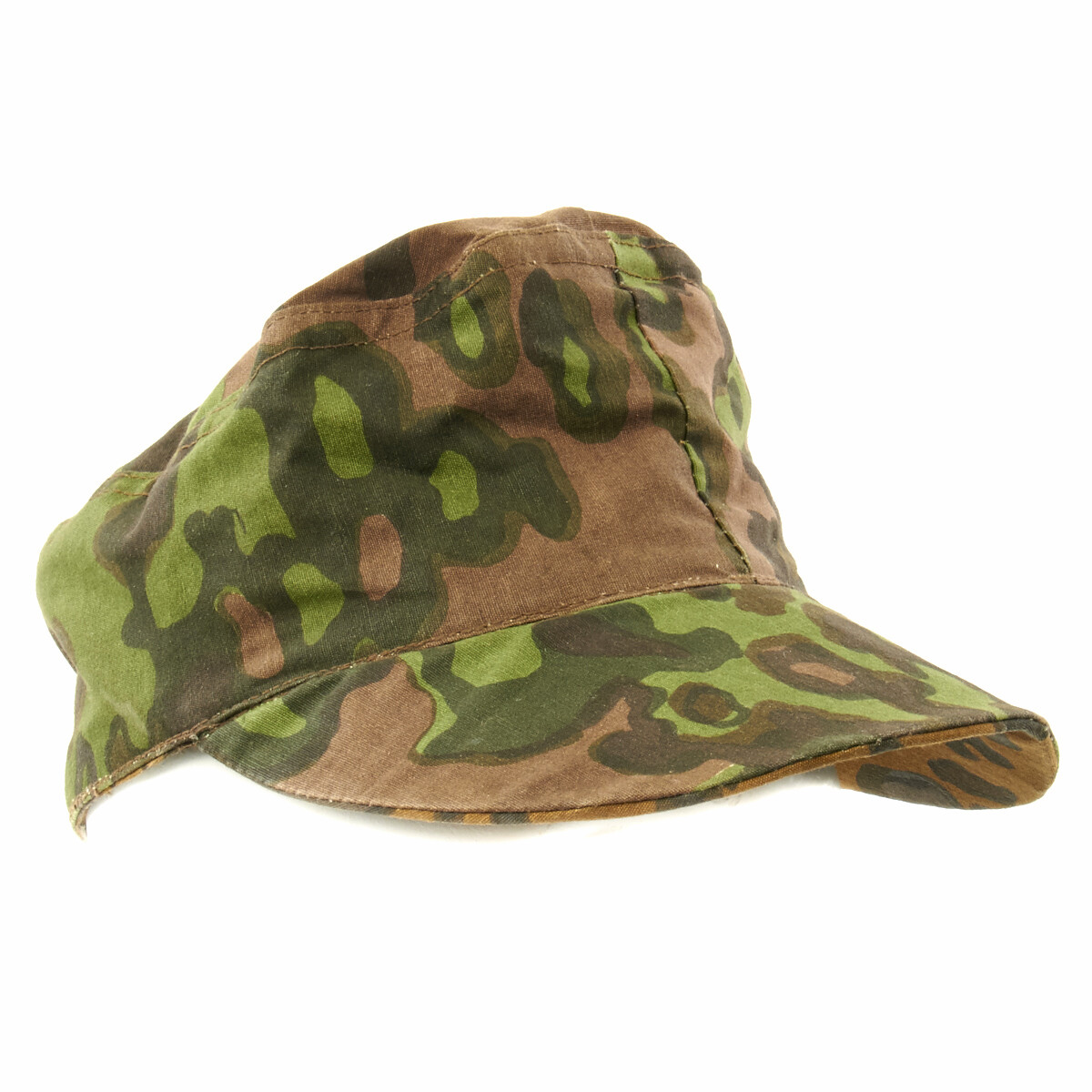 German WWII Reversible M43 Field Cap Oakleaf Pattern A Camouflage