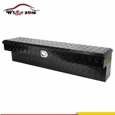 Side Mount Truck Tool Box 60"X8"X14" Aluminum Pickup Truck Bed Tool Box