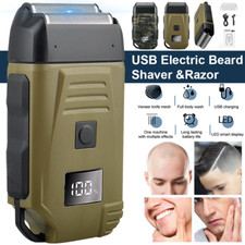Portable Shaver Cordless Hair Trimmer Bald Head Razor Electric For Men's Wet Dry