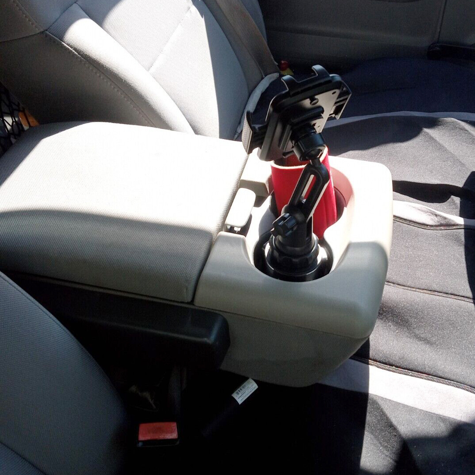 F150 Overhead Console FORD F150 Console Cup Holder Pad 2004 2014 Medium Light Gray - Foto 9