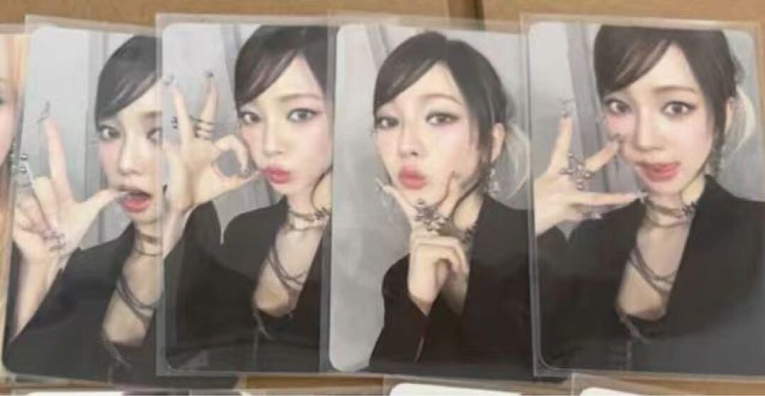 aespa KARINA Armageddon POP-UP Photocard 4pcs Set Official Limited