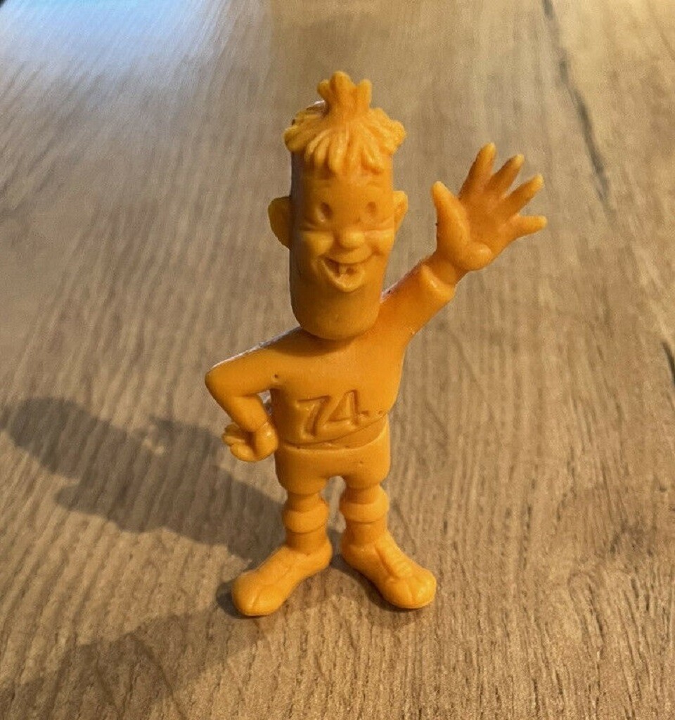 1974 FIFA World Cup Football Soccer GERMANY Mascot TAP Colorless