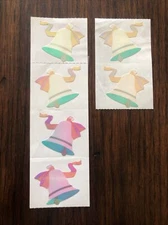Vintage 1987 Mrs. Grossman's Opalecsent Bells Stickers