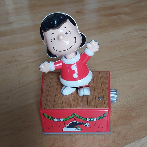 Hallmark Keepsake Peanuts Dance Party Charlie Snoopy Lucy Linus Tested  Working - Afbeelding 6 van 19