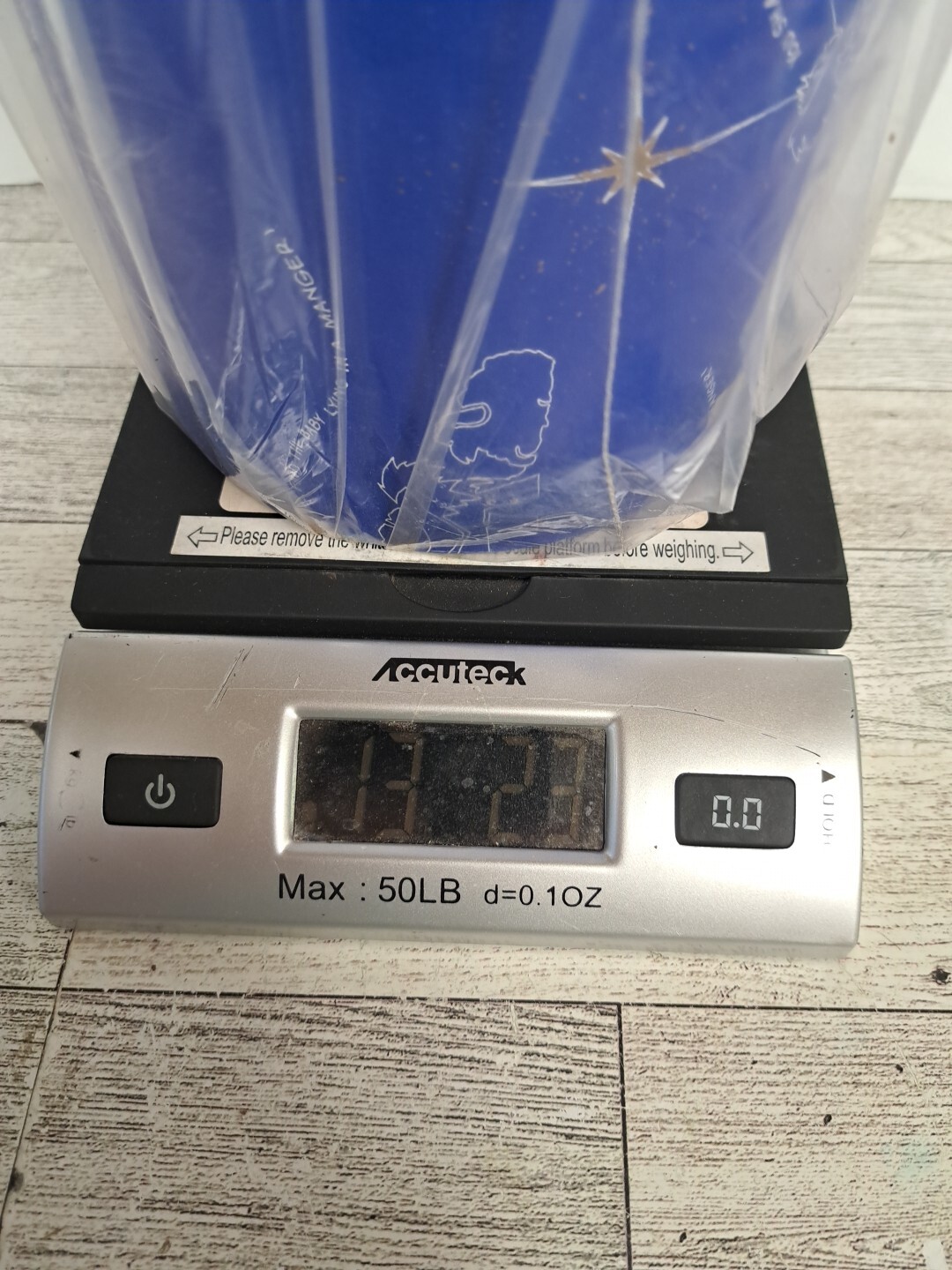 Vtg CHRISTMAS Dept Store Wrapping Paper Roll 20"  13.23 lbs Nativity Baby Manger