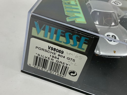 1/43 Vitesse Porsche 904 GTS Customized Car #62 1965 24 Hours of Le Mans TR468 - Picture 5 of 7