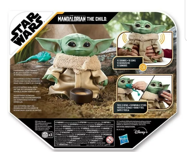 The Child (Baby Yoda) Peluche Parlante (19 cm) - The Mandalorian