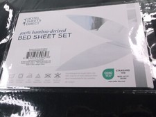 4 Piece Bed Sheet Set King Size 100 Bamboo- Derived Sheets Set New