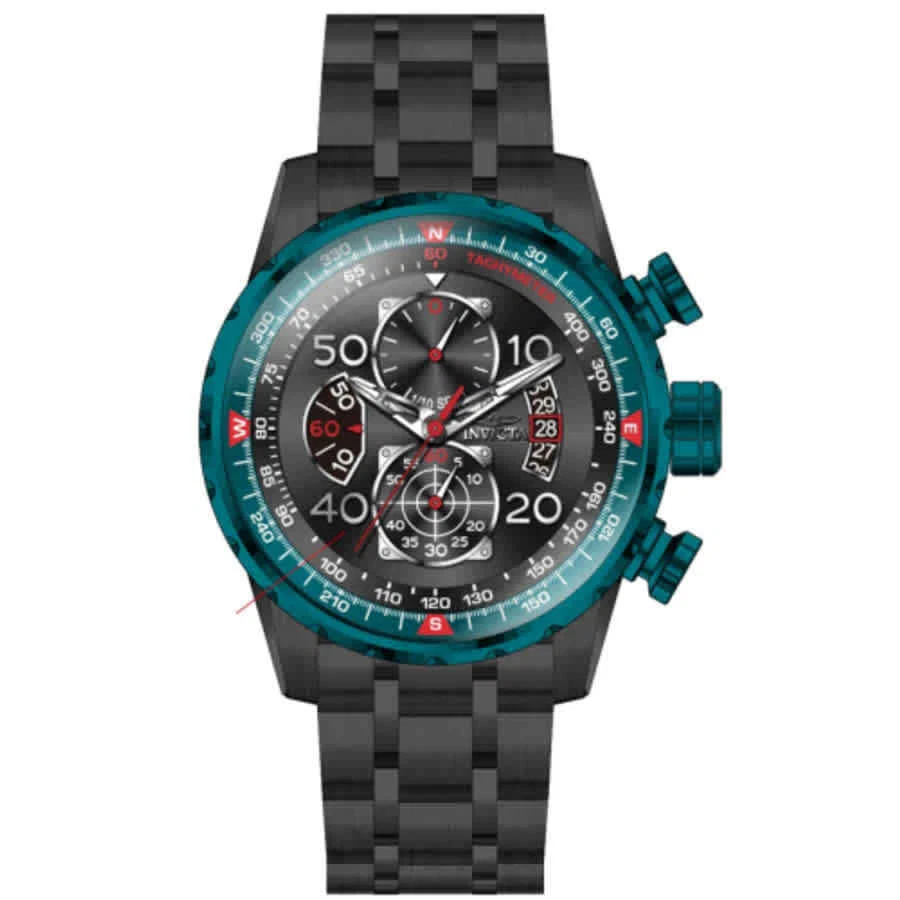 INVICTA Invicta Aviator Chronograph Quartz Black Dial Men's Watch 40701