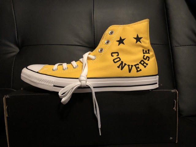 yellow smiley converse