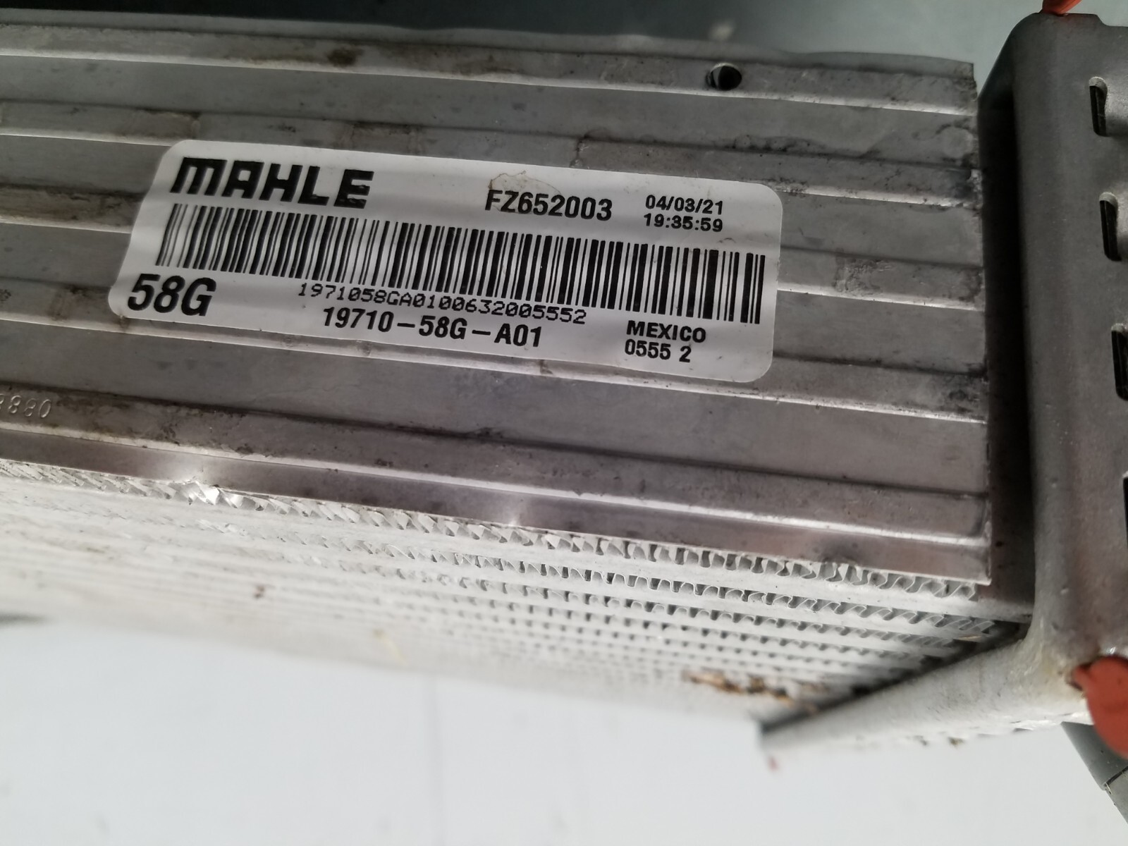 2021 Acura NSX Right Intercooler Assembly #0029 V11