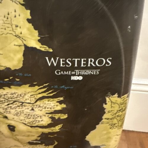 Map Of Westeros Game Of Thrones (GOT) Promotion Suitcase 22x19x9 Please Read - Picture 2 of 10