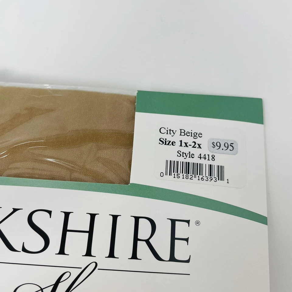Berkshire Size 1X-2X 3 Pack Ultra Sheer Reinforced Toe Hosiery 4418 City Beige - Image 3 of 4
