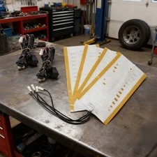 USA Universal Built-in Car Seat Heater Kit Fit 2 Seat 12V Alloy Wire Heating Pad