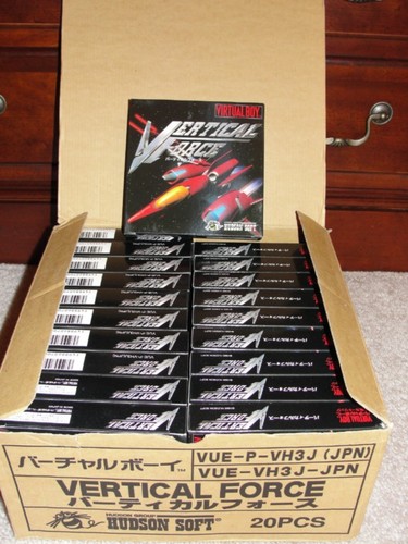 VERTICAL FORCE Nintendo Virtual Boy NEW & COMPLETE