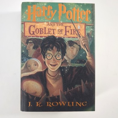 Harry Potter and Goblet of Fire Fantasy Magic Hardcover Book J K Rowling 2000