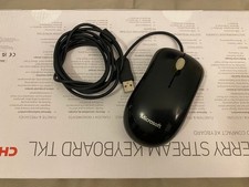 New Microsoft Basic Optical Mouse V 2.0 Model 1113 USB Wired OEM