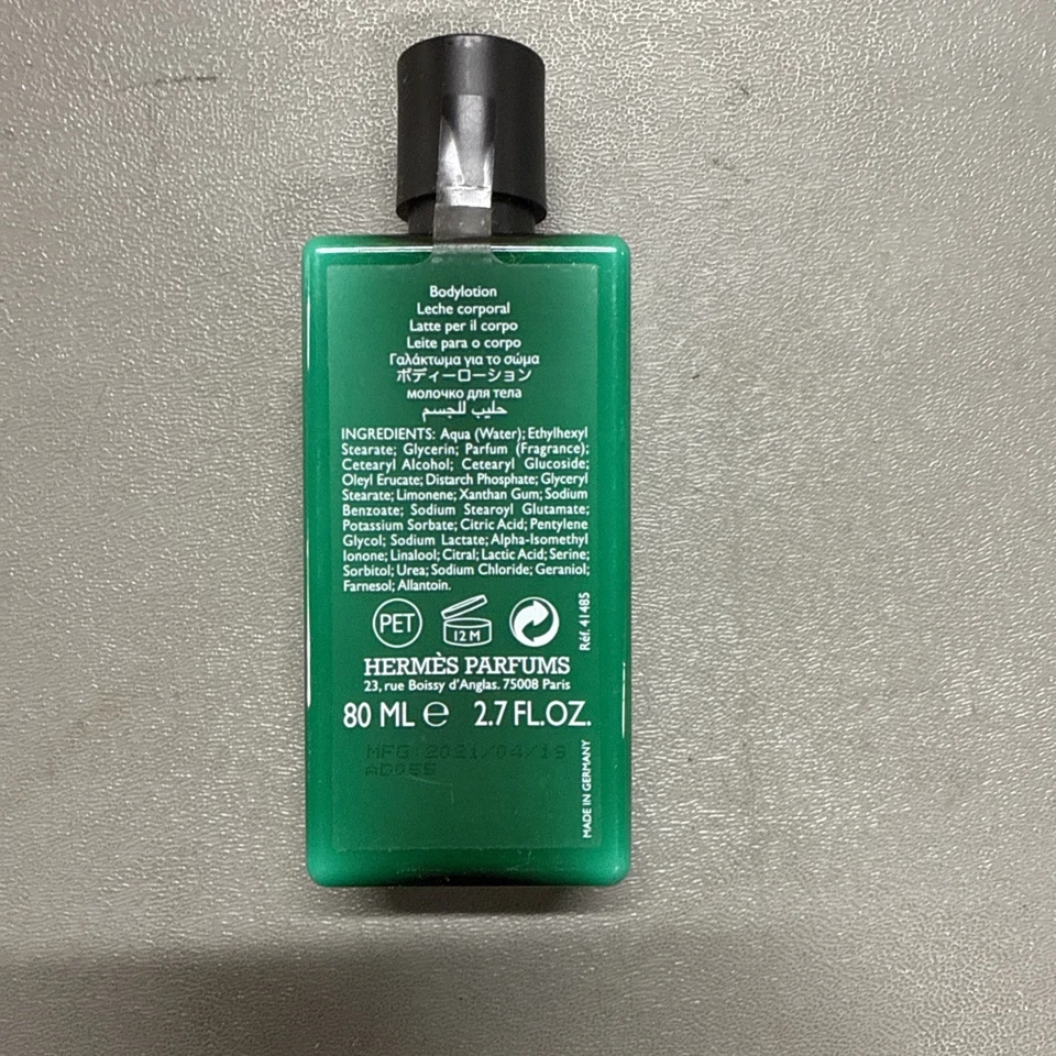 Loción corporal Hermes Eau D'Orange Verte, 80 ml Foto 2 de 2