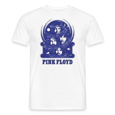 Pink Floyd Logo Und Band Männer T-Shirt