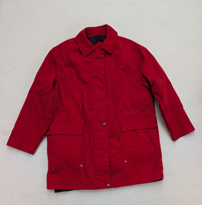 Innovations by Izzi Women's Jacket Size L Red 90s Classic