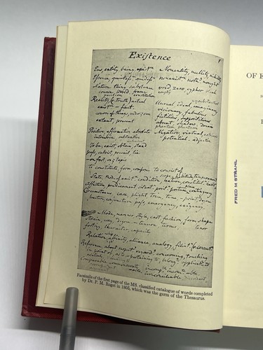 Roget’s Thesaurus Of English Words And Phrases 1933 HC - Picture 8 of 11