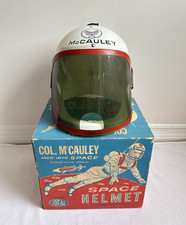 Ideal Col. McCauley Men Into Space Helmet 1960 Retractable Visor Space Mike