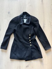 RARE Chanel Wool Blazer Dress In Black