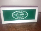 Vintage PORTMEIRION Green Porcelain Advertising Display Sign