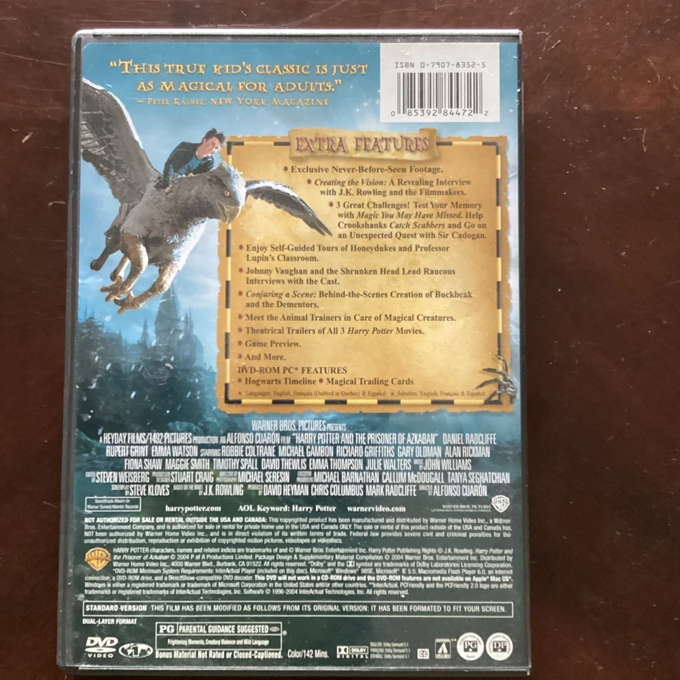 Harry Potter and the Prisoner of Azkaban 2 Disc DVD - Full-Screen Edition - Image 2 of 4