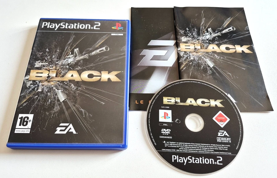 🇫🇷 Black - PlayStation 2 PS2 - PAL FR - Complet - Photo 1/4