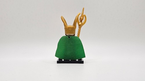 LEGO minifigure Loki sh0033 Marvel Avengers 6867 6868 6869 Thor green cape - Picture 3 of 4