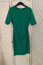 Dorothy Perkins Green Short Sleeve Stretch Dress Size 6