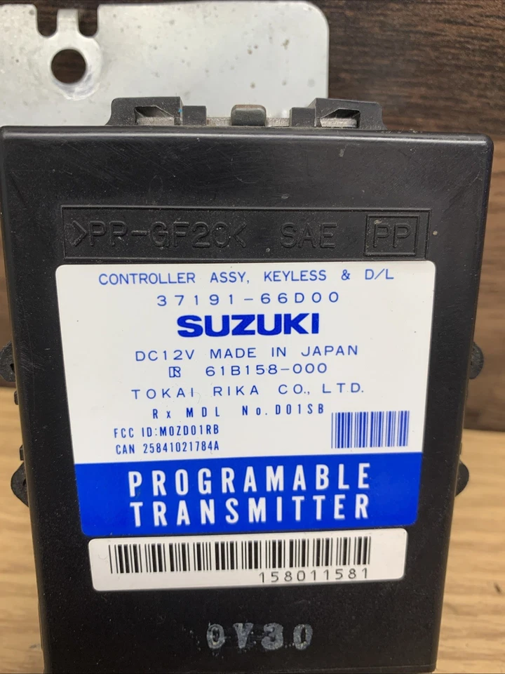 2001 - 2003 Suzuki Grand Vitara Keyless Entry Control Module 37191-66D00 - Image 2 of 4