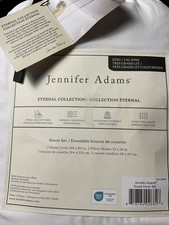 Jennifer Adams item  White Duvet Set - 1 cover and 2 pillow sham - King/Cal King