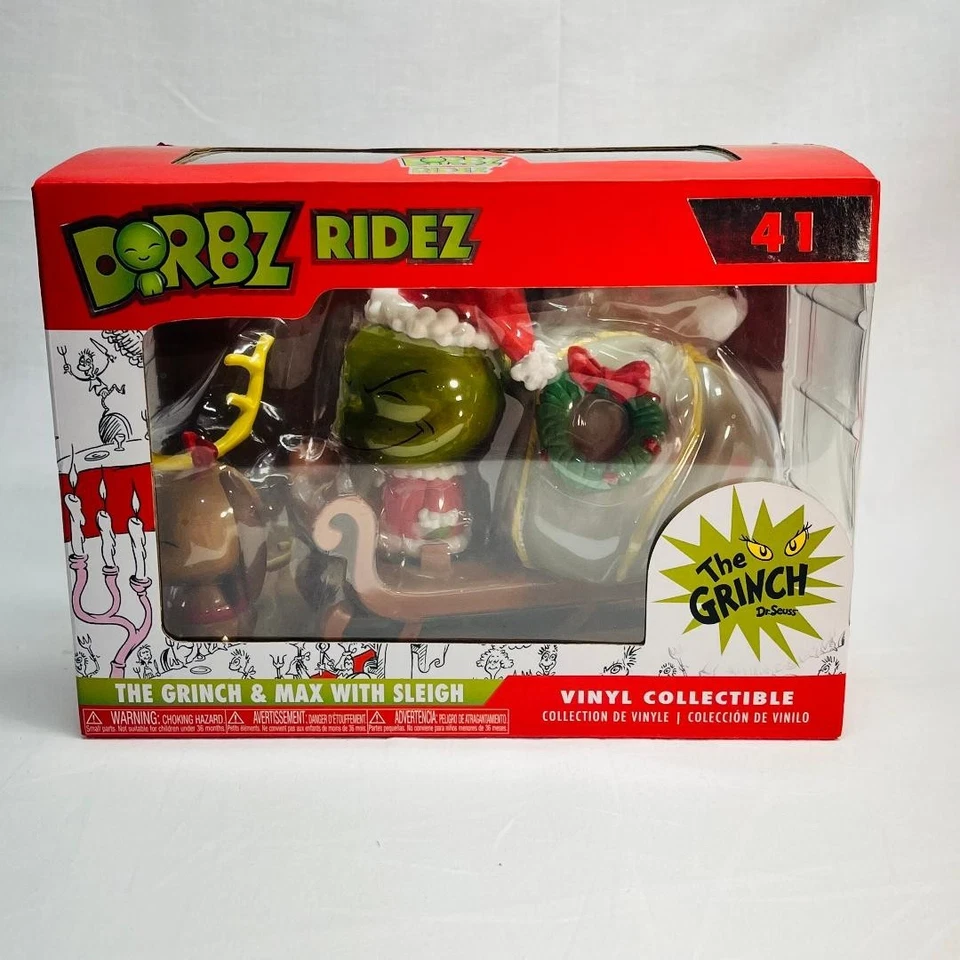 Dr. Seuss Cómo el Grinch robó la visita de Navidad a Whoville Coll figuras de juguete Foto 2 de 4