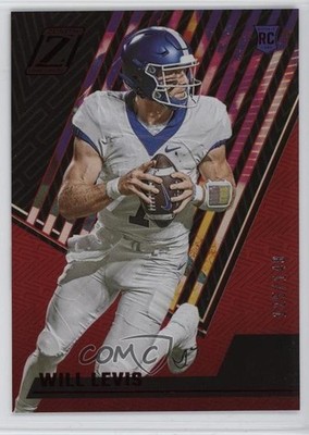 2023 Panini Chronicles Draft Picks Zenith Red /149 Will Levis #3 Rookie RC 00ht