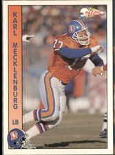Karl Mecklenburg 1992 Pacific Denver Broncos #79