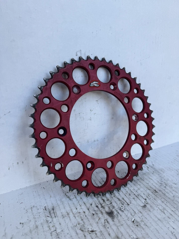 ✅2018 CRF 450R Renthal 49 Tooth Red Sprocket 154U-520 - Image 2 of 4