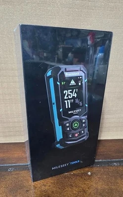 MILESEEY S50 400 Ft. Laser Distance Measuring Tool- Indoor/Outdoor / P2P - NEW - Image 1 of 4