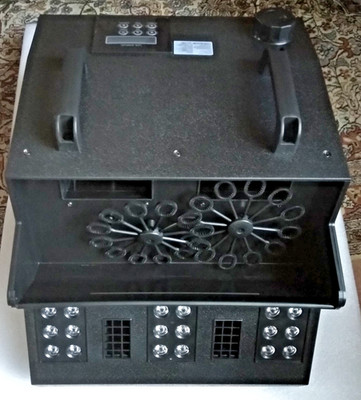2000W 18 LED RGB Seifenblasenmaschine Nebelmaschine Bubble Bühnenlicht neu (EBT)