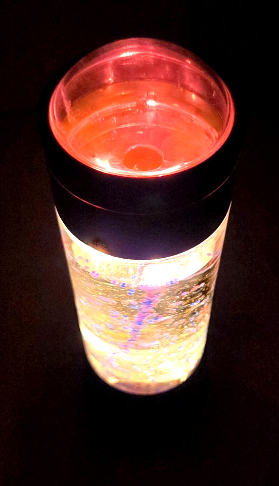A working vintage Ken Tornado Motorized Hurricane Lava Lamp (KL103) — a rare, genuinely functional retro kinetic light object that's far cooler than a standard lava lamp.