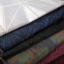 Bulk Vintage Japanese Silk Kimono Fabric   Craft Material   Lot of 6   AS IS