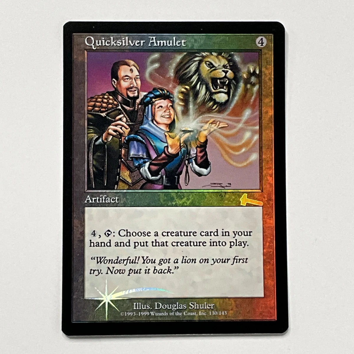 Quicksilver Amulet Magic: The Gathering Individual Trading Card