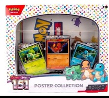 Pokemon TCG: Scarlet Violet 151 Poster Collection Factory Sealed Box